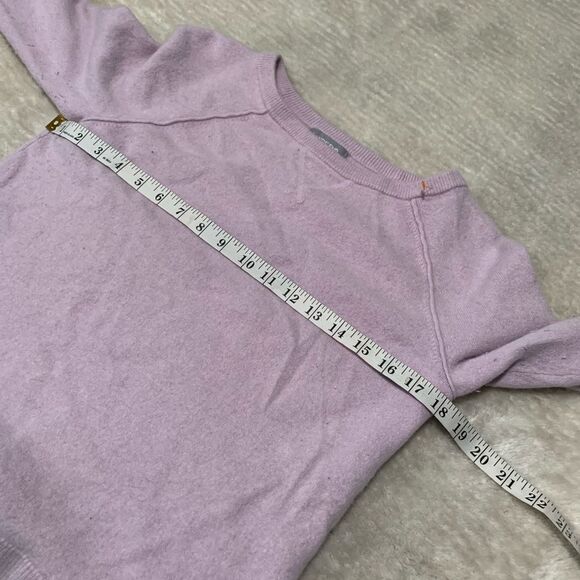 Lands End Womens Pullover 100% Cashmere Purple Sweater Size Small Long Sleeve - Picture 4 of 6